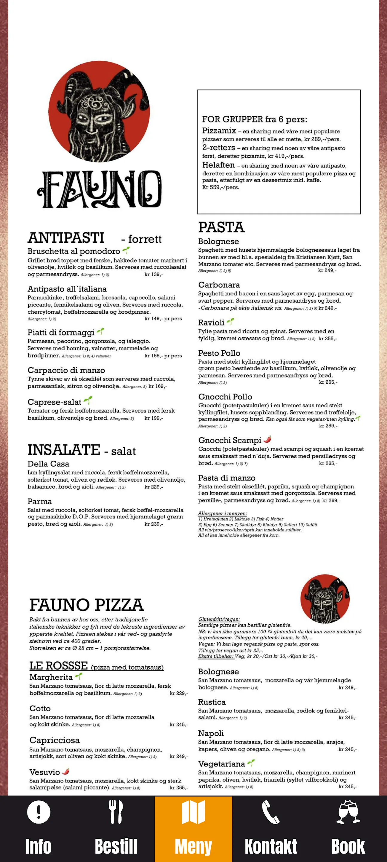 Fauno Café Vinbar Pizzeria | Indus Appstore | Screenshot