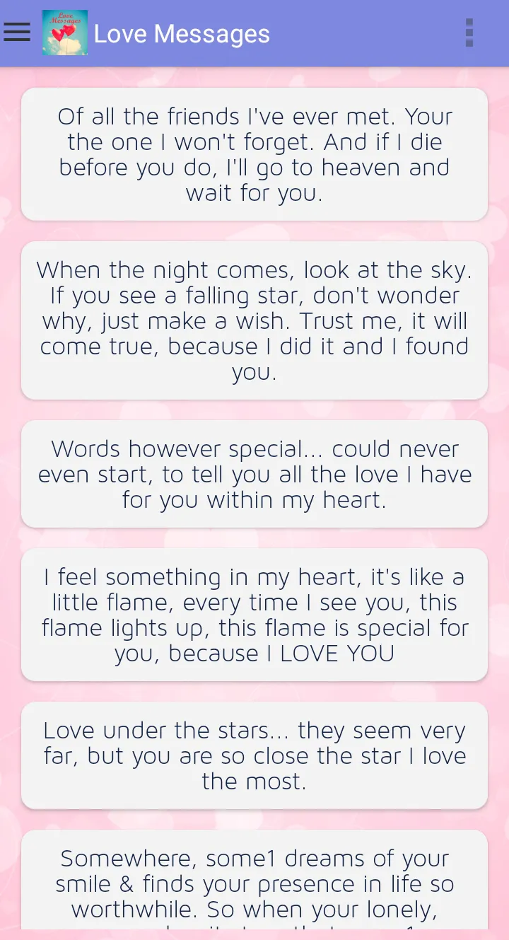 Love Messages | Indus Appstore | Screenshot