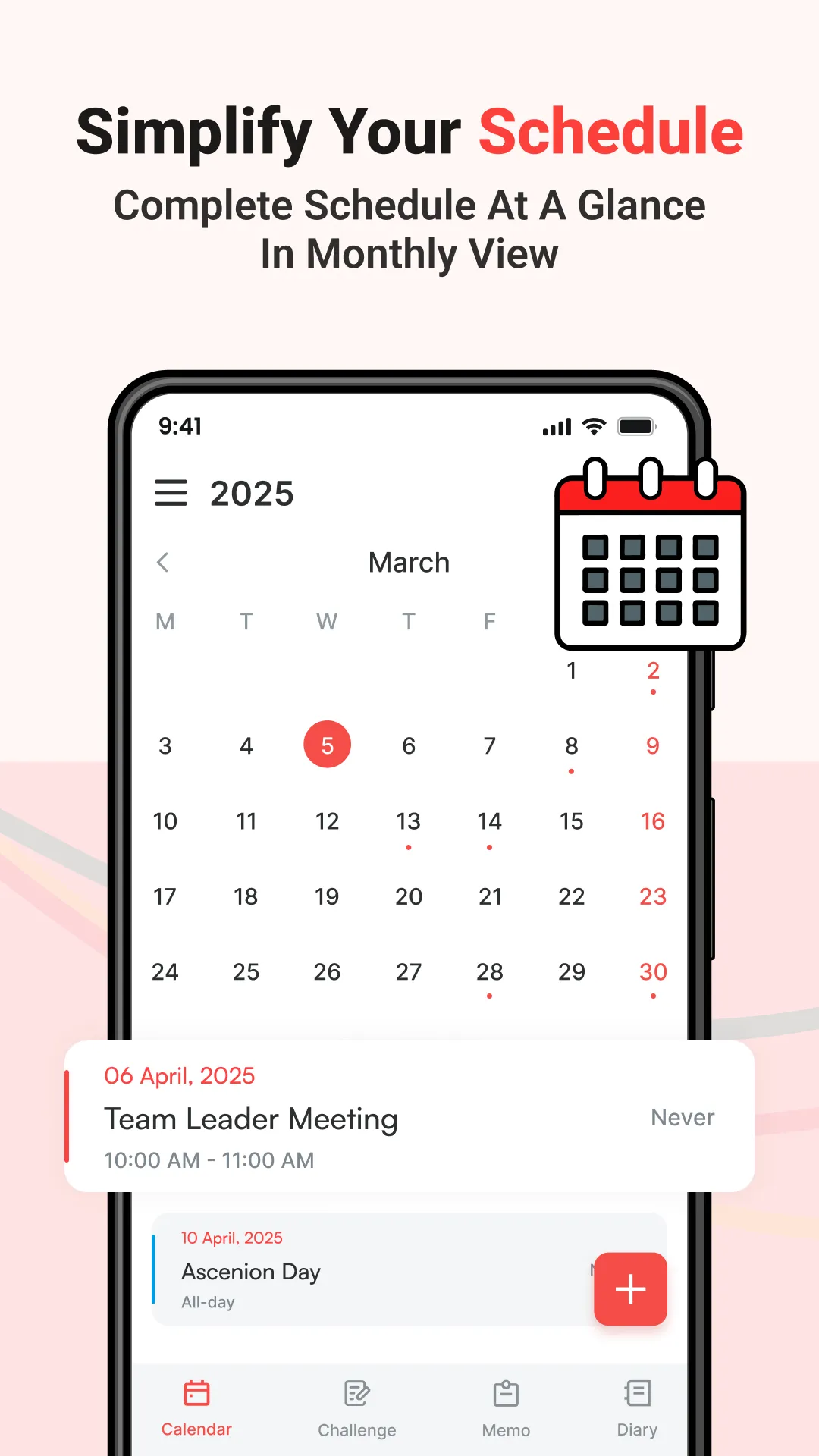 Calendar | Indus Appstore | Screenshot
