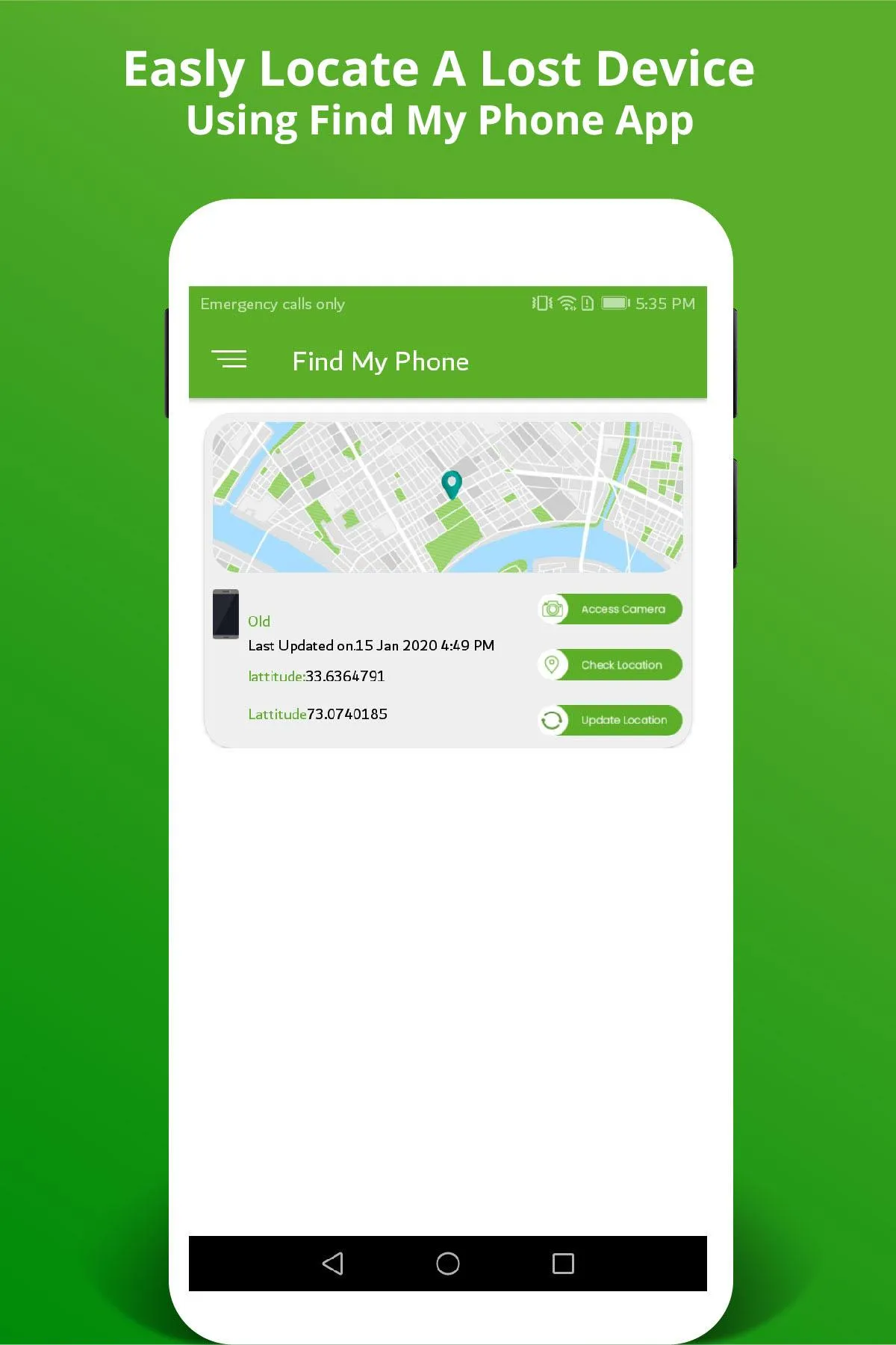 Find My Lost Phone | Indus Appstore | Screenshot