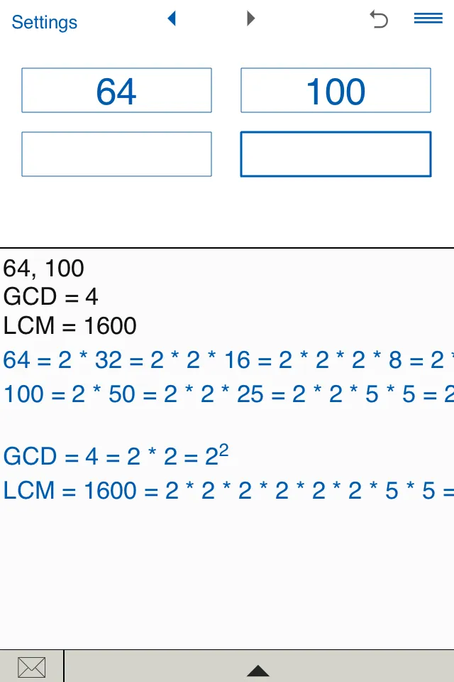 GCD and LCM calculator | Indus Appstore | Screenshot