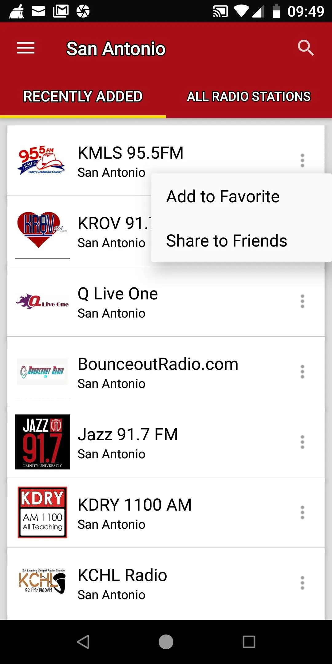 San Antonio Radio Stations | Indus Appstore | Screenshot