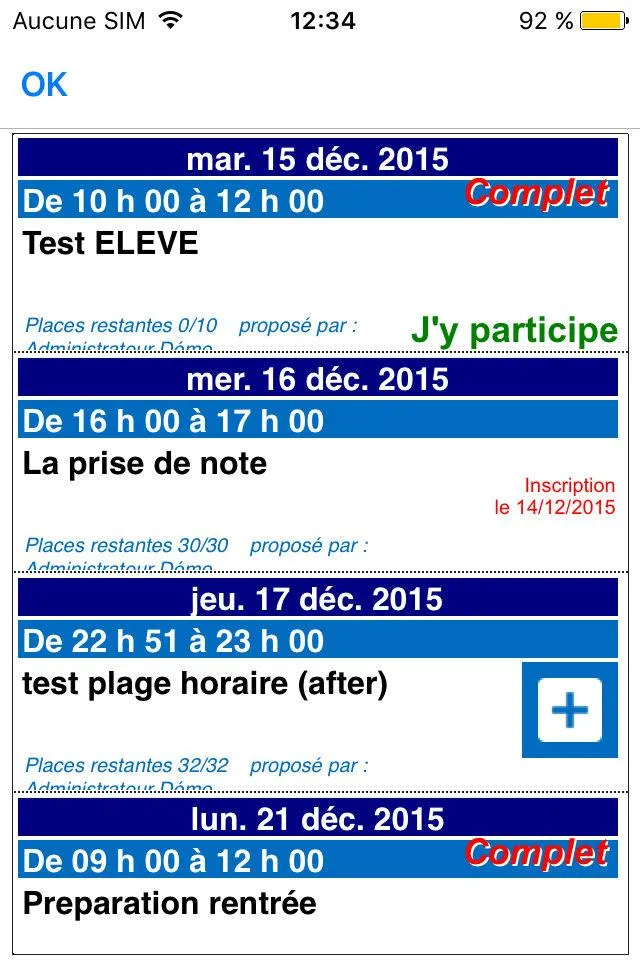 AP-Prof (élèves) | Indus Appstore | Screenshot