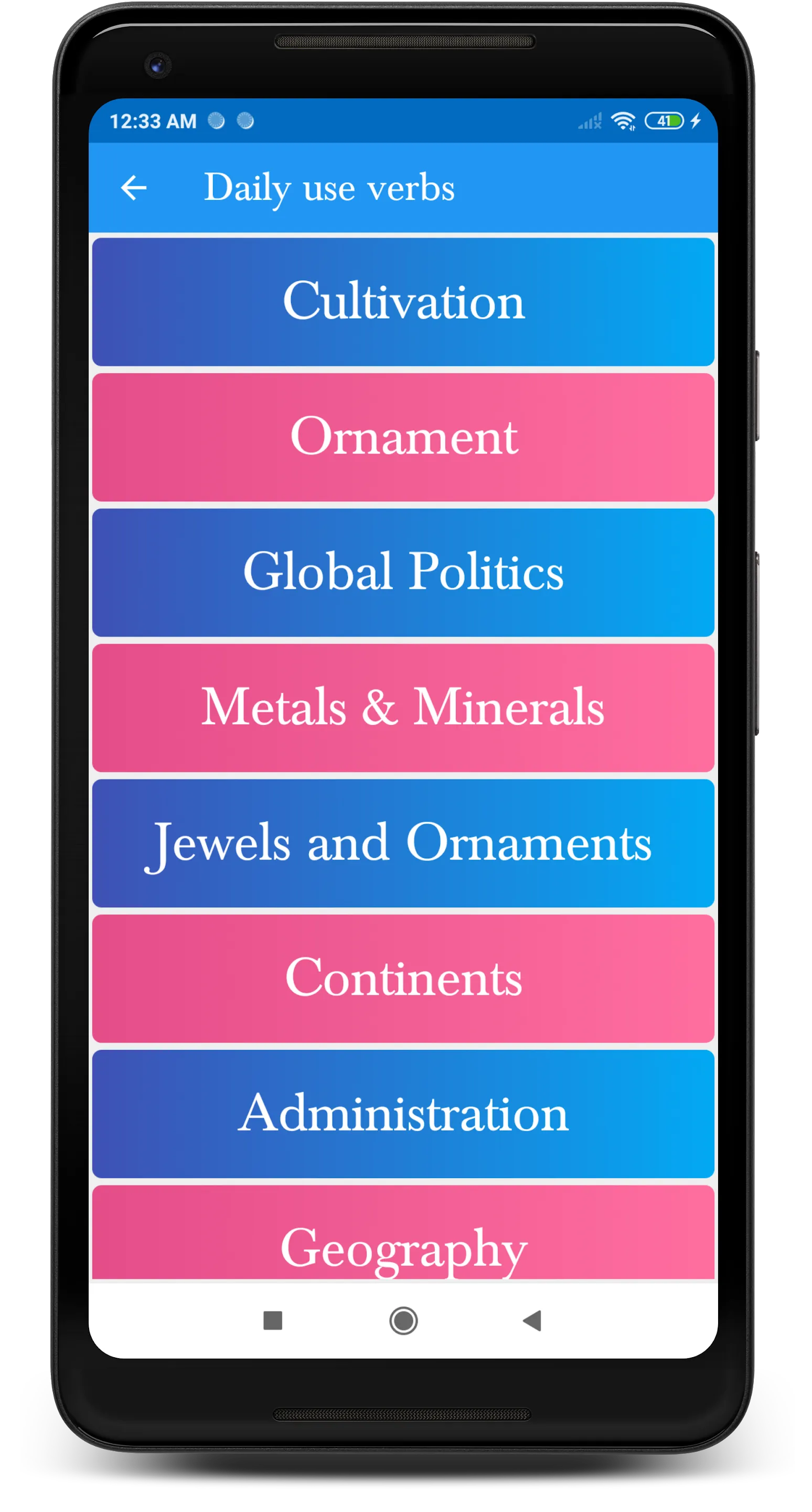 Daily Use English Words | Indus Appstore | Screenshot