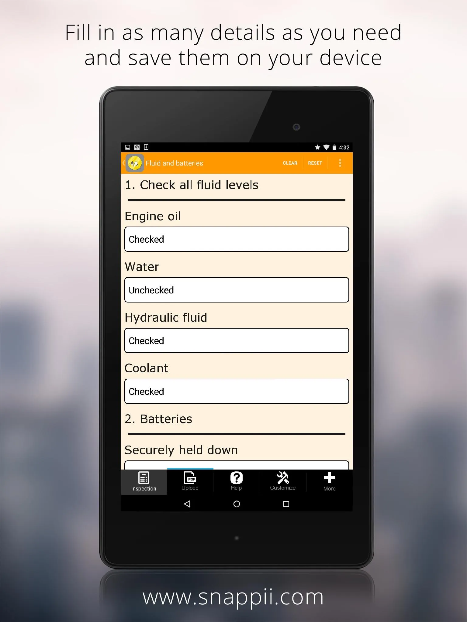 Forklift Inspection | Indus Appstore | Screenshot