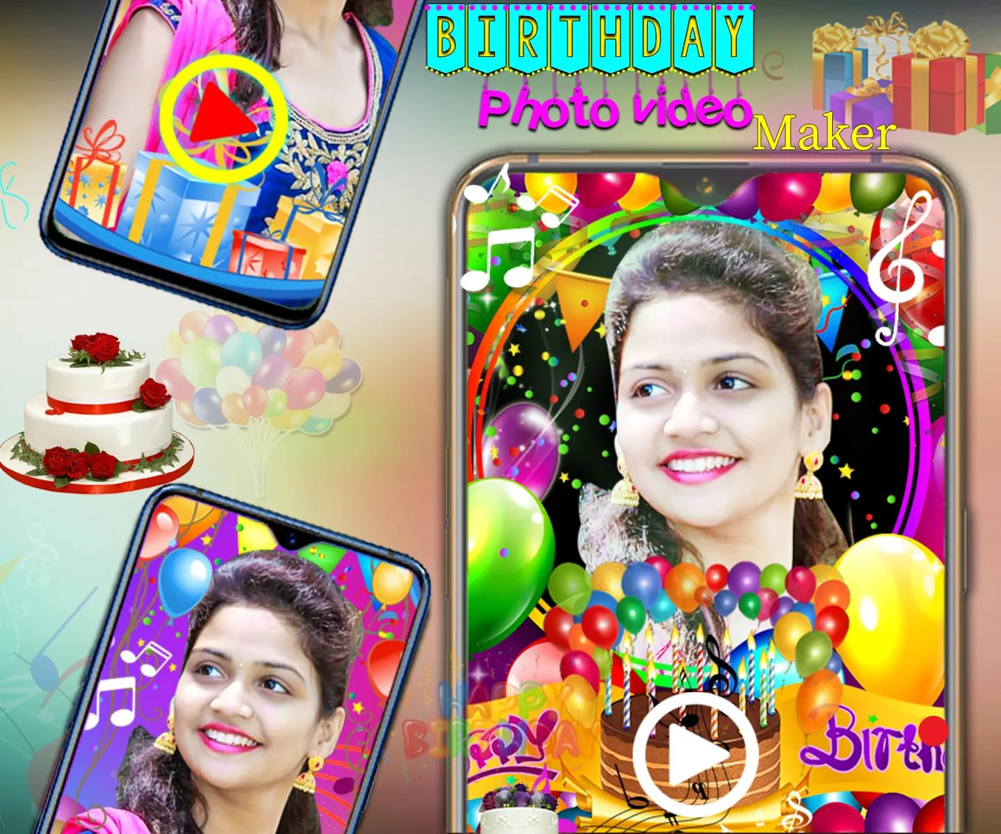 Birthday Videomaker with music | Indus Appstore | Screenshot