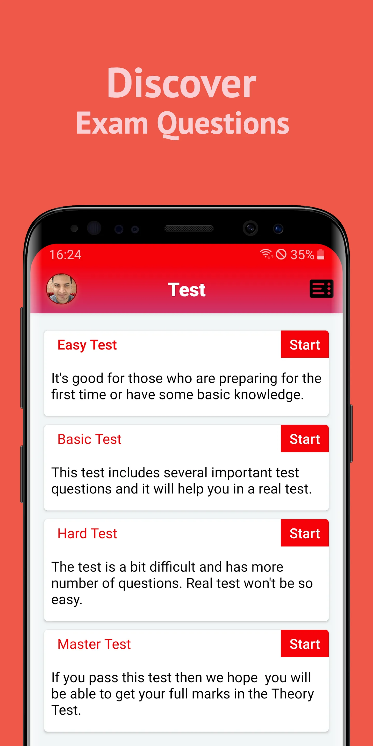 RTA Theory Test 2024 | Indus Appstore | Screenshot