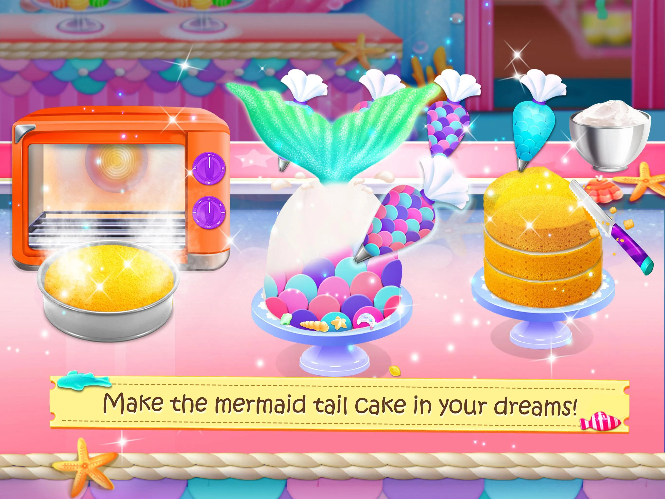 Mermaid Unicorn Bakery Game | Indus Appstore | Screenshot