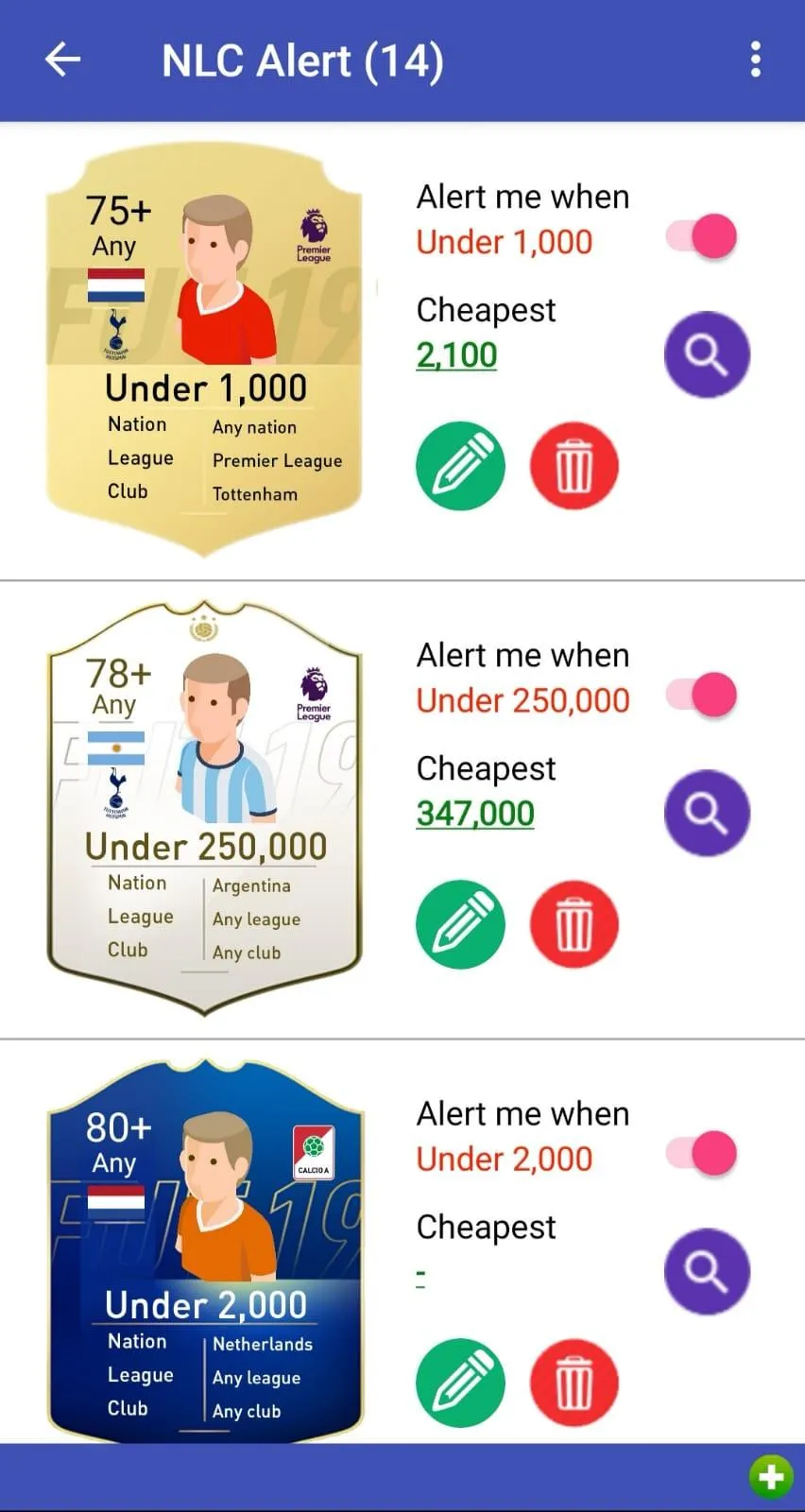 FUT Alert | Indus Appstore | Screenshot