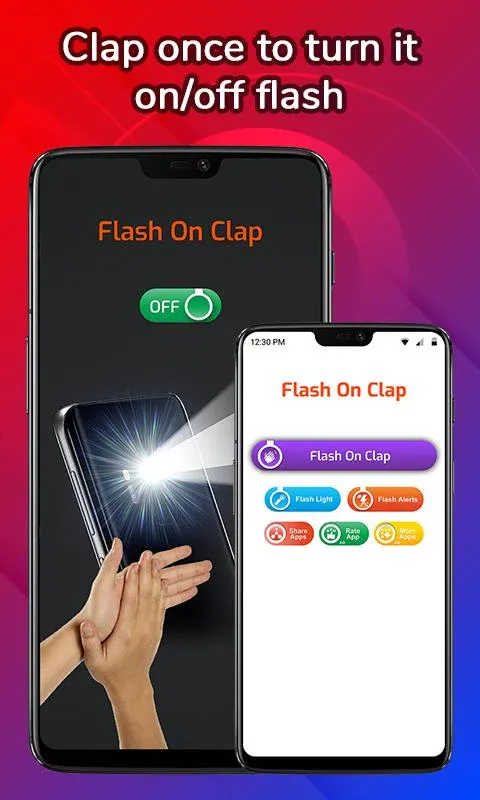 Flashlight On Clap | Indus Appstore | Screenshot