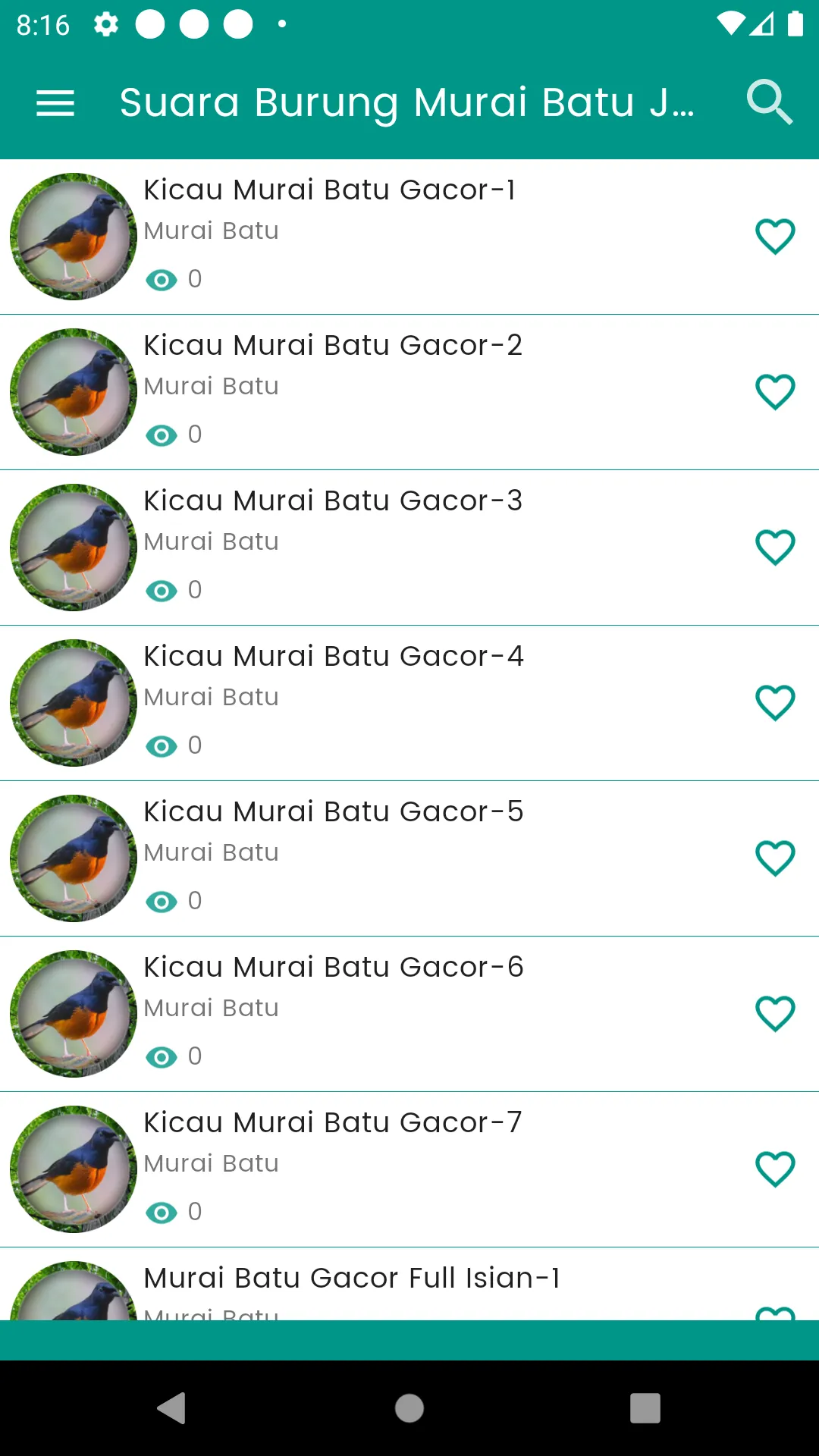 Suara Burung Murai Batu Jantan | Indus Appstore | Screenshot