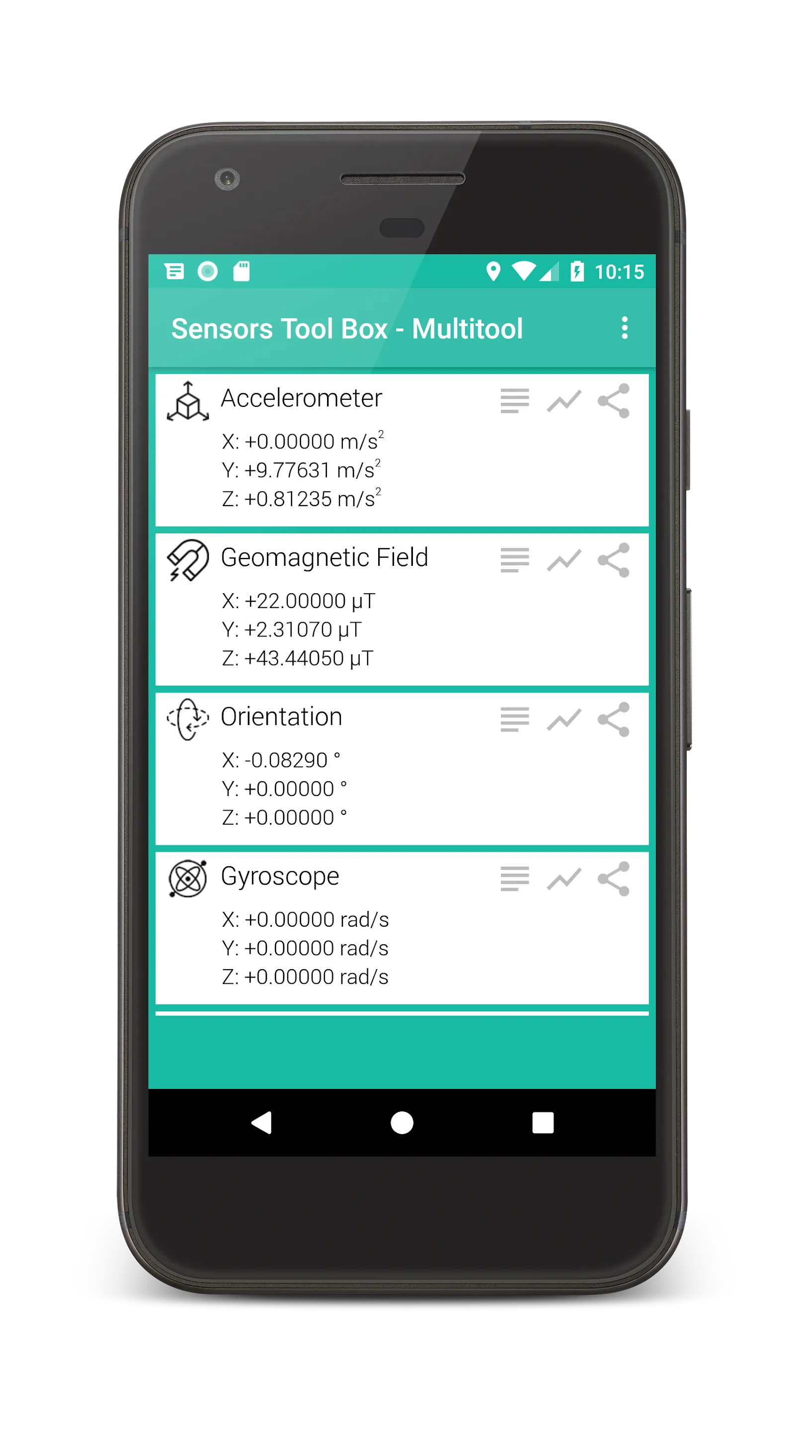 Sensors Toolbox - Multi Tool | Indus Appstore | Screenshot