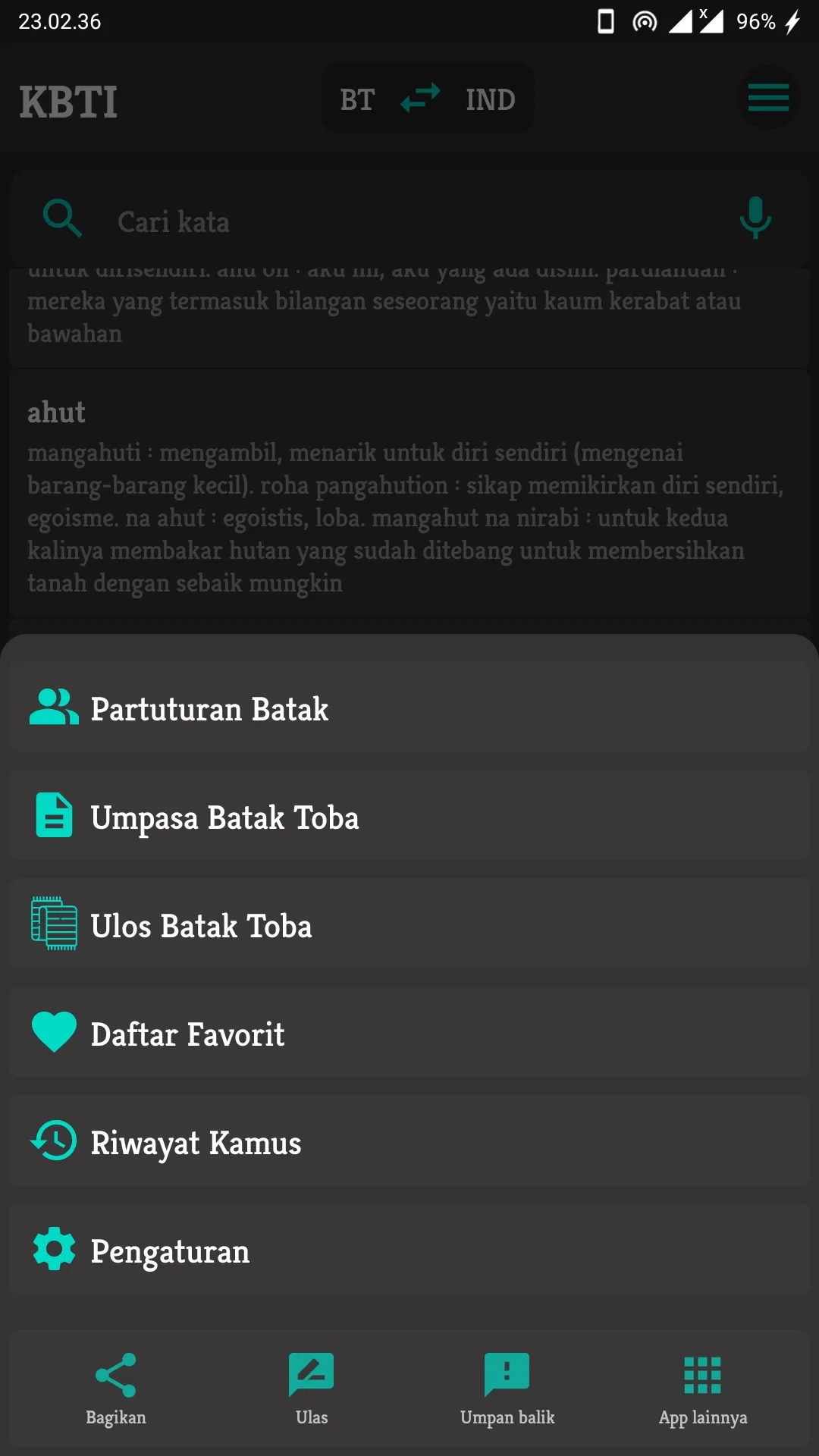 Kamus Batak Indonesia Offline | Indus Appstore | Screenshot