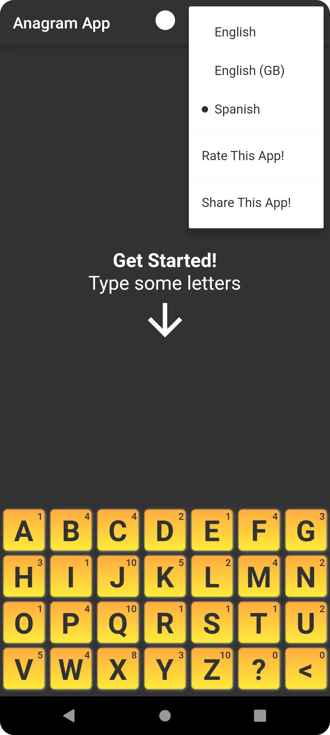 Anagrams and Dictionary | Indus Appstore | Screenshot