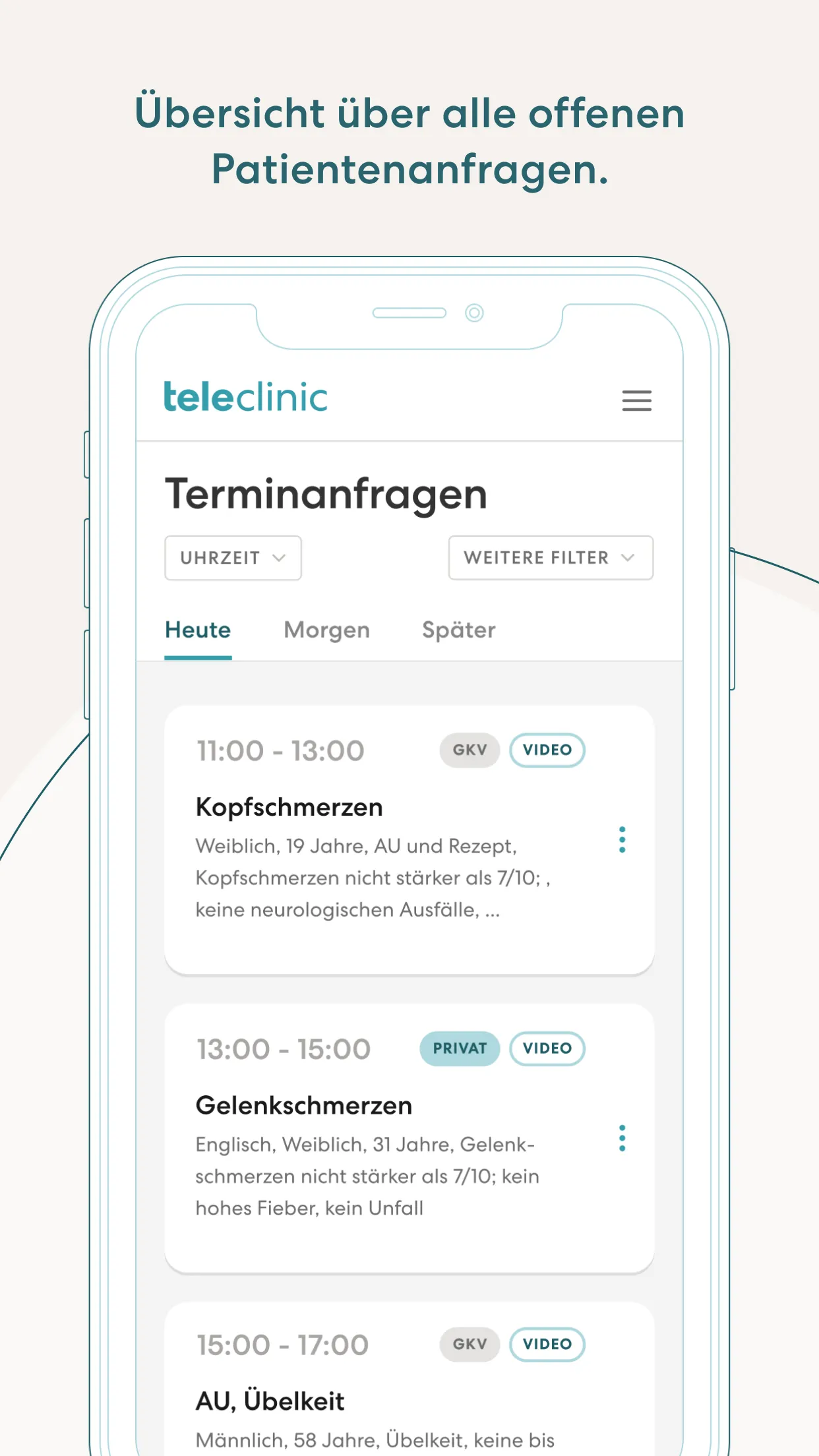 TeleClinic Ärzte | Indus Appstore | Screenshot