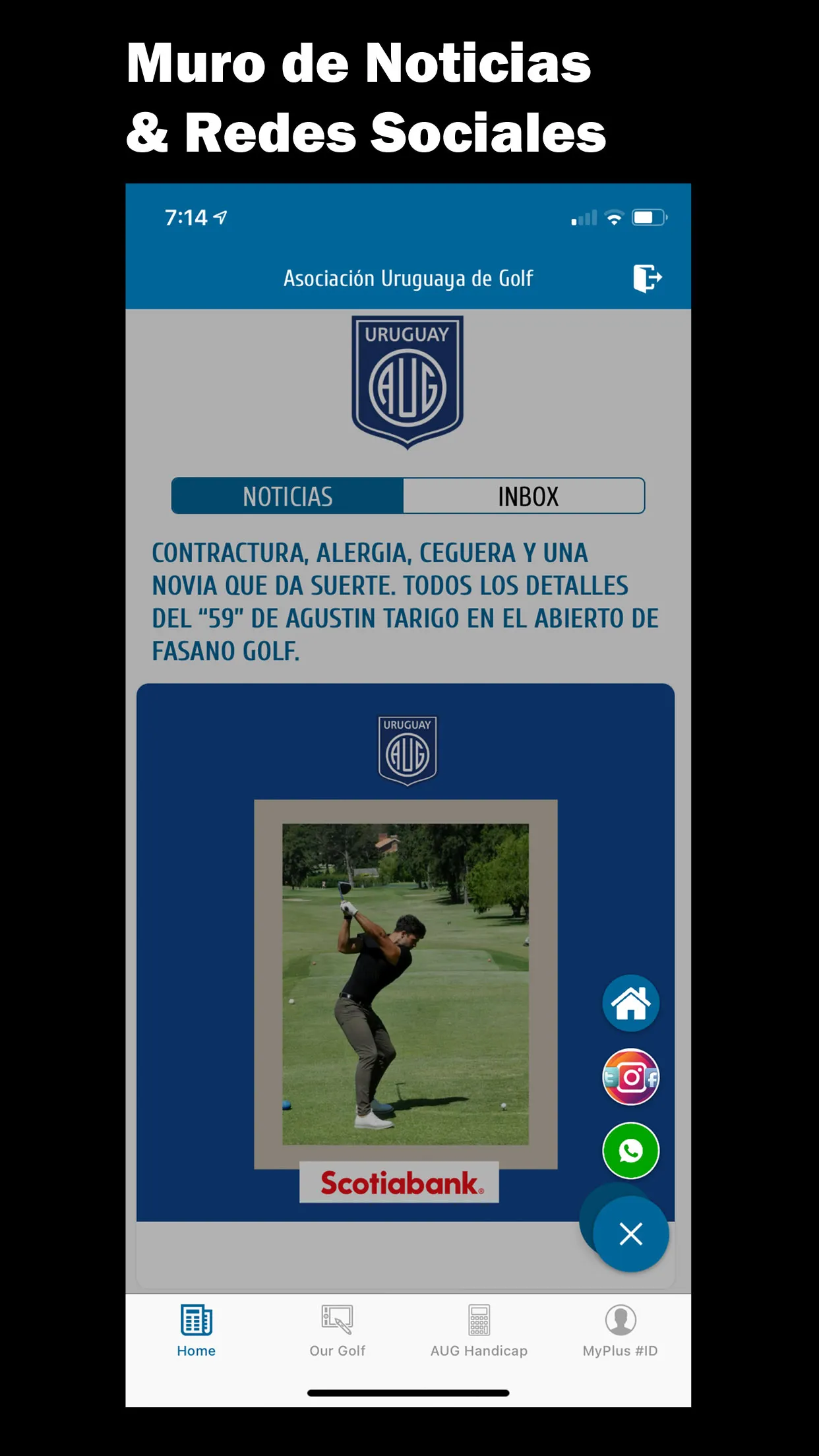 Asoc. Uruguaya de Golf AUG | Indus Appstore | Screenshot