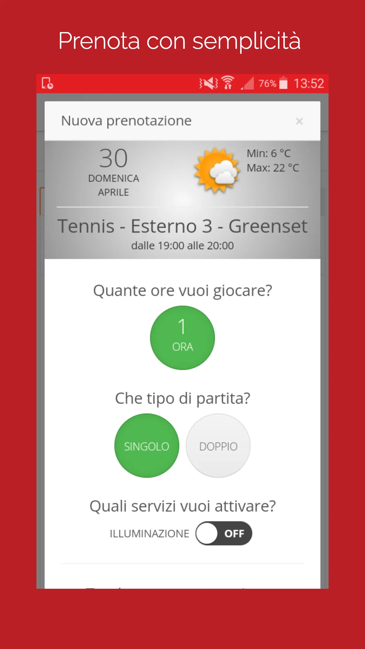 Park Tennis Genova | Indus Appstore | Screenshot