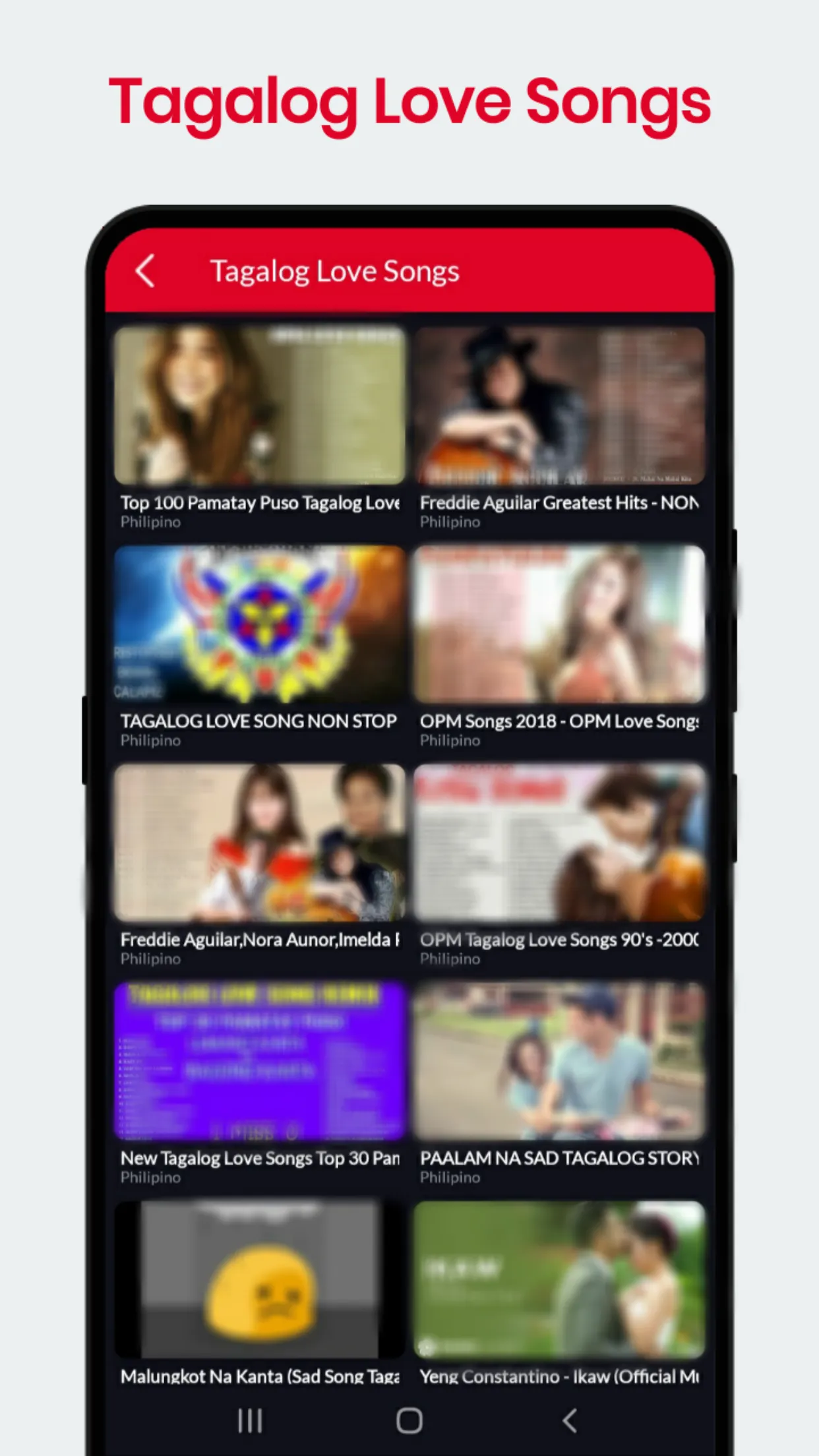 OPM Love Songs : Tagalog Songs | Indus Appstore | Screenshot