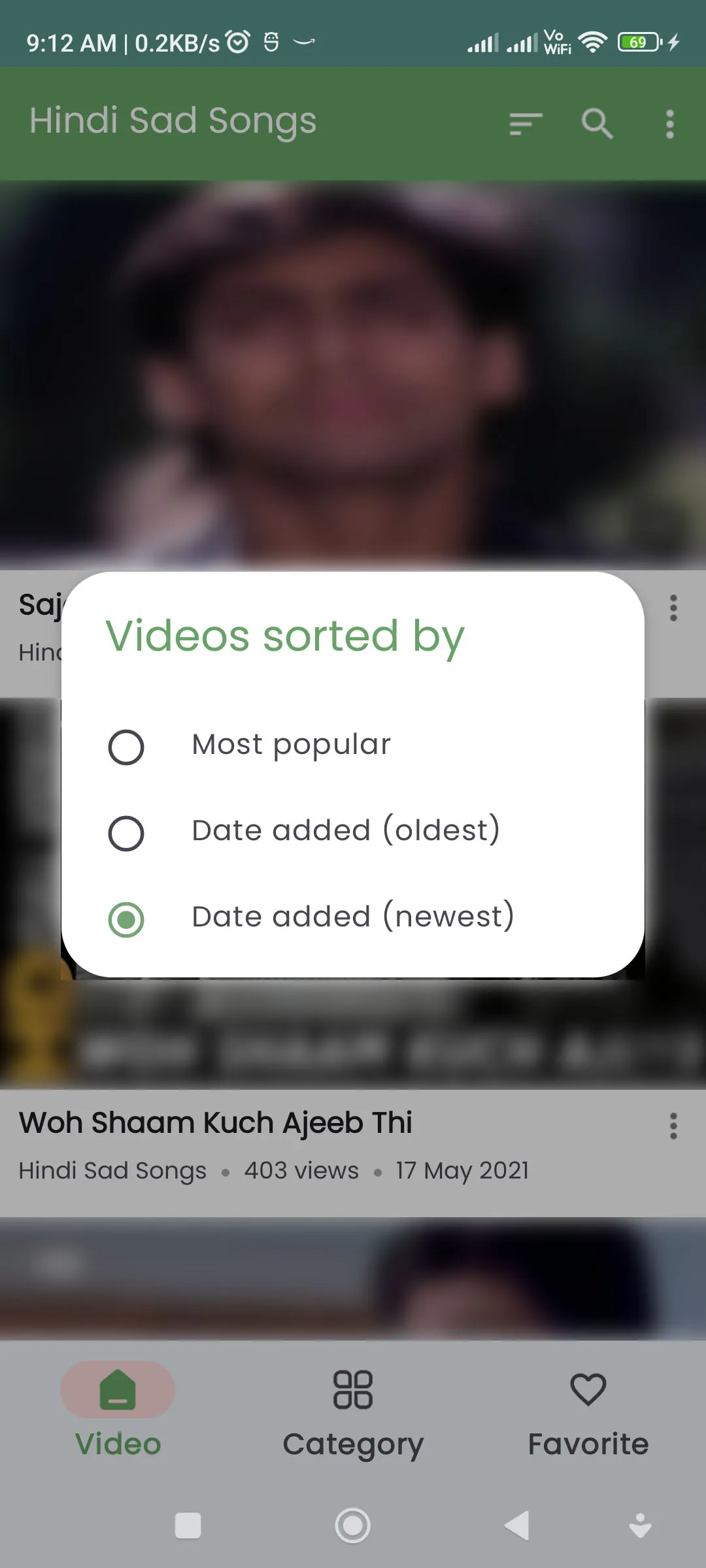 Hindi Sad Songs | Indus Appstore | Screenshot