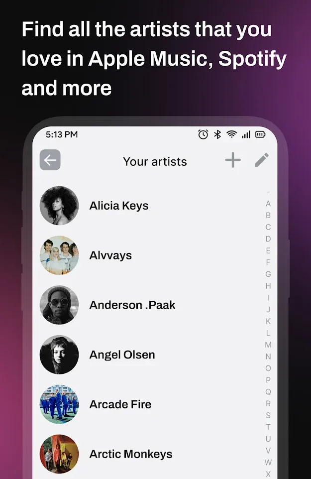 Songkick Concerts | Indus Appstore | Screenshot