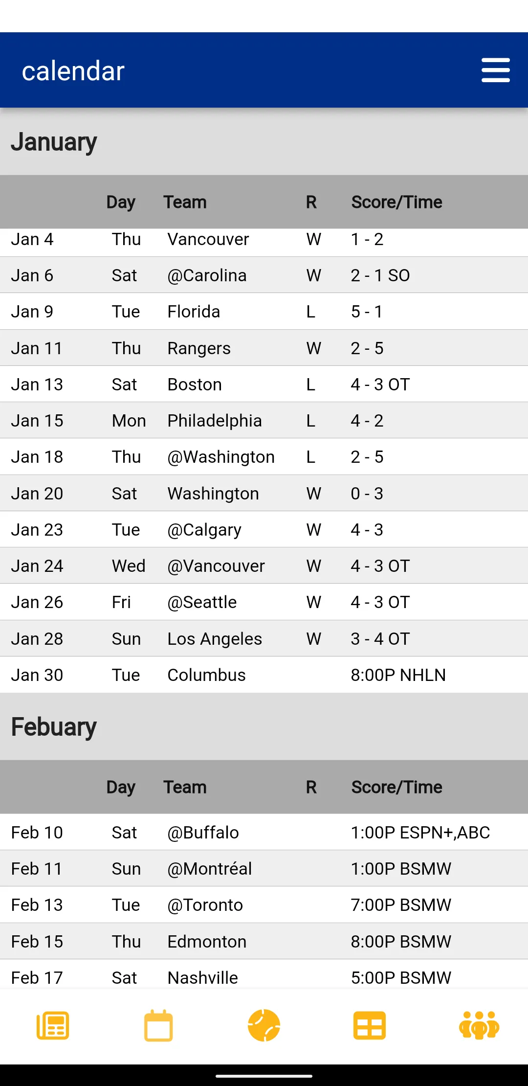 St. Louis Hockey | Indus Appstore | Screenshot