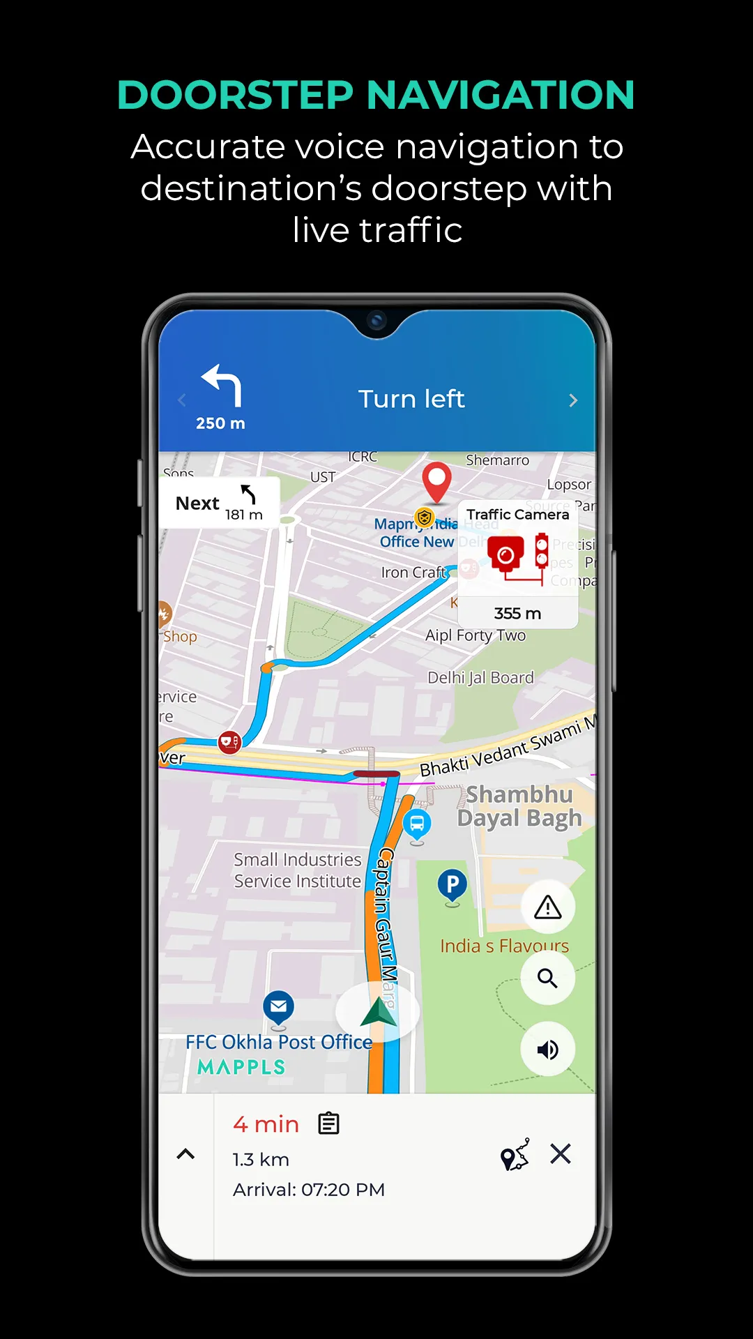 Mappls MapmyIndia Maps, Safety | Indus Appstore | Screenshot