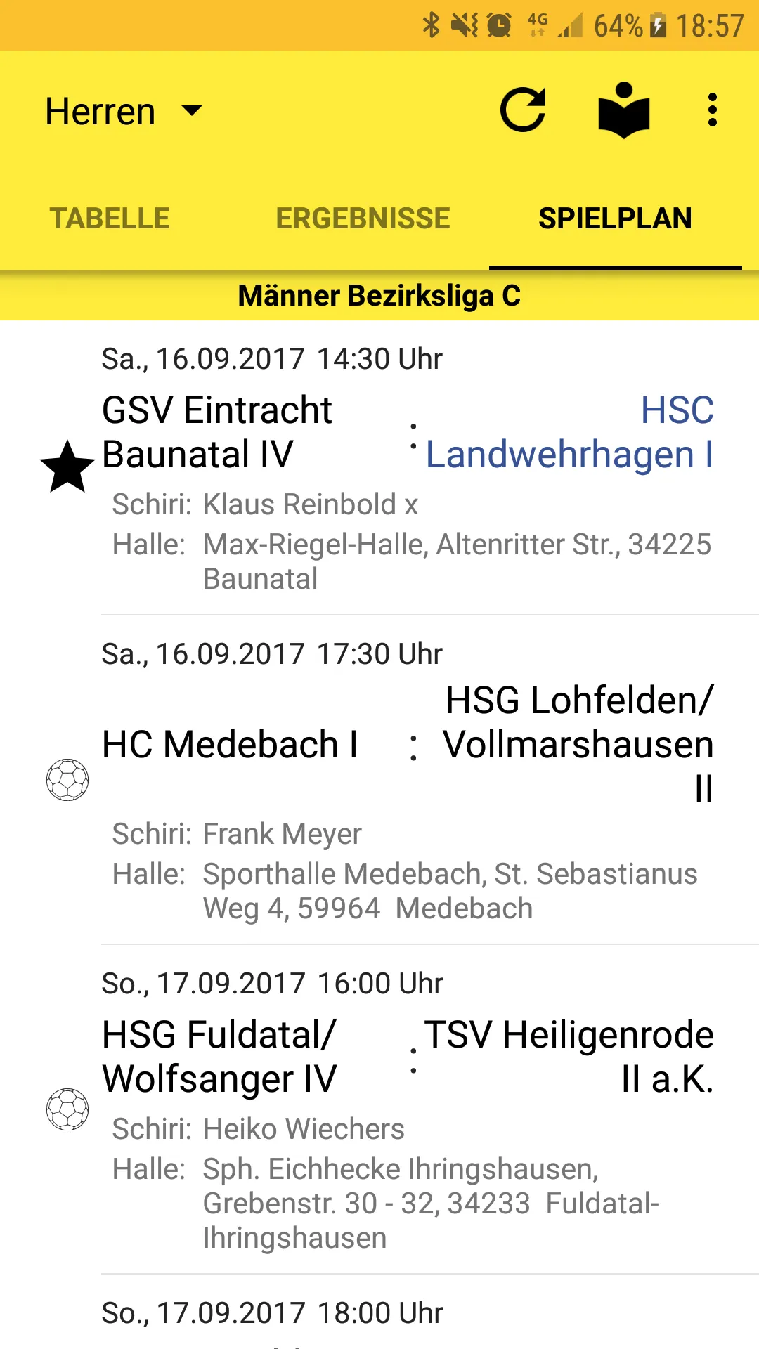 HSC Landwehrhagen | Indus Appstore | Screenshot