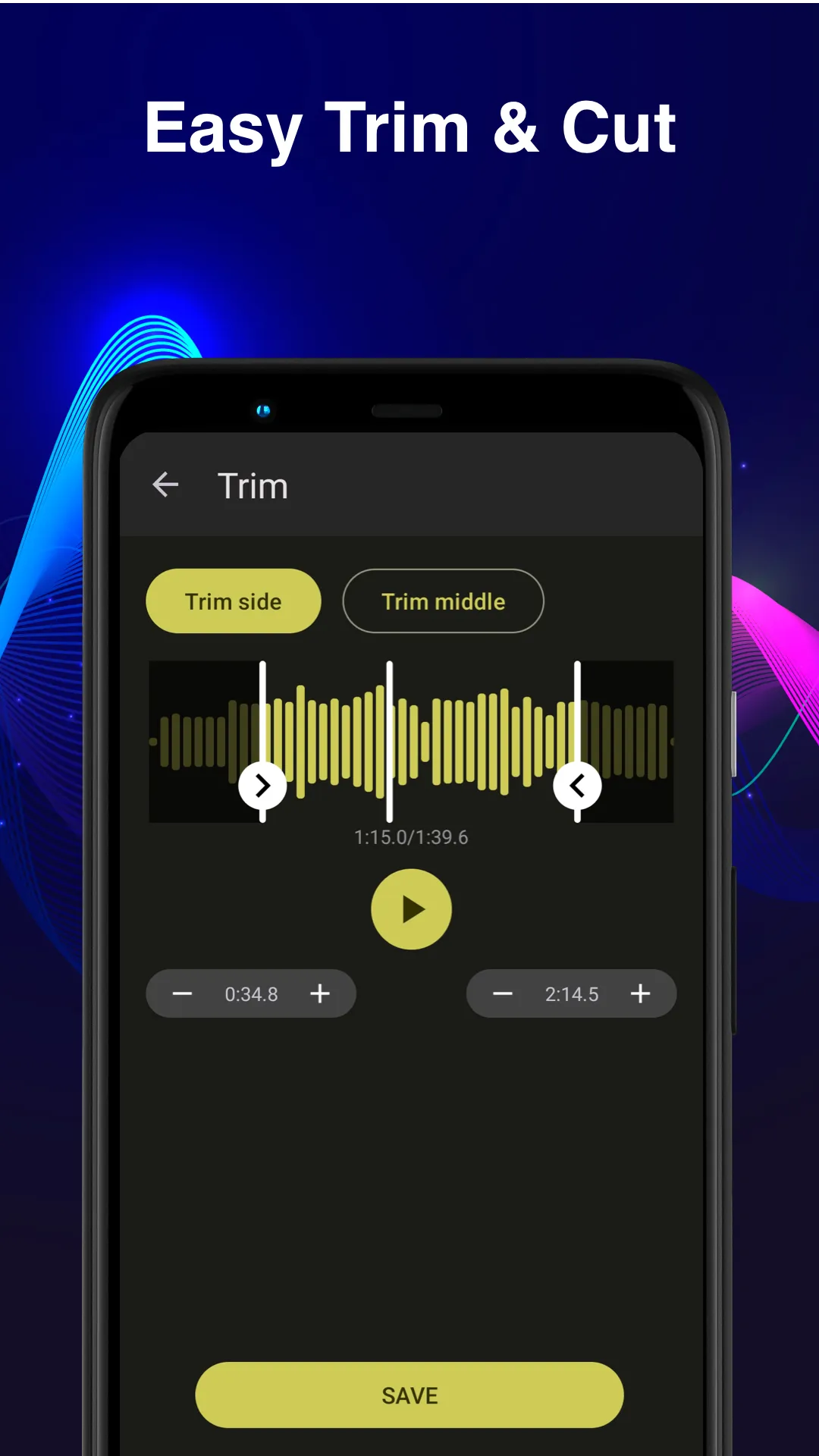 MP3 cutter, Audio Music editor | Indus Appstore | Screenshot