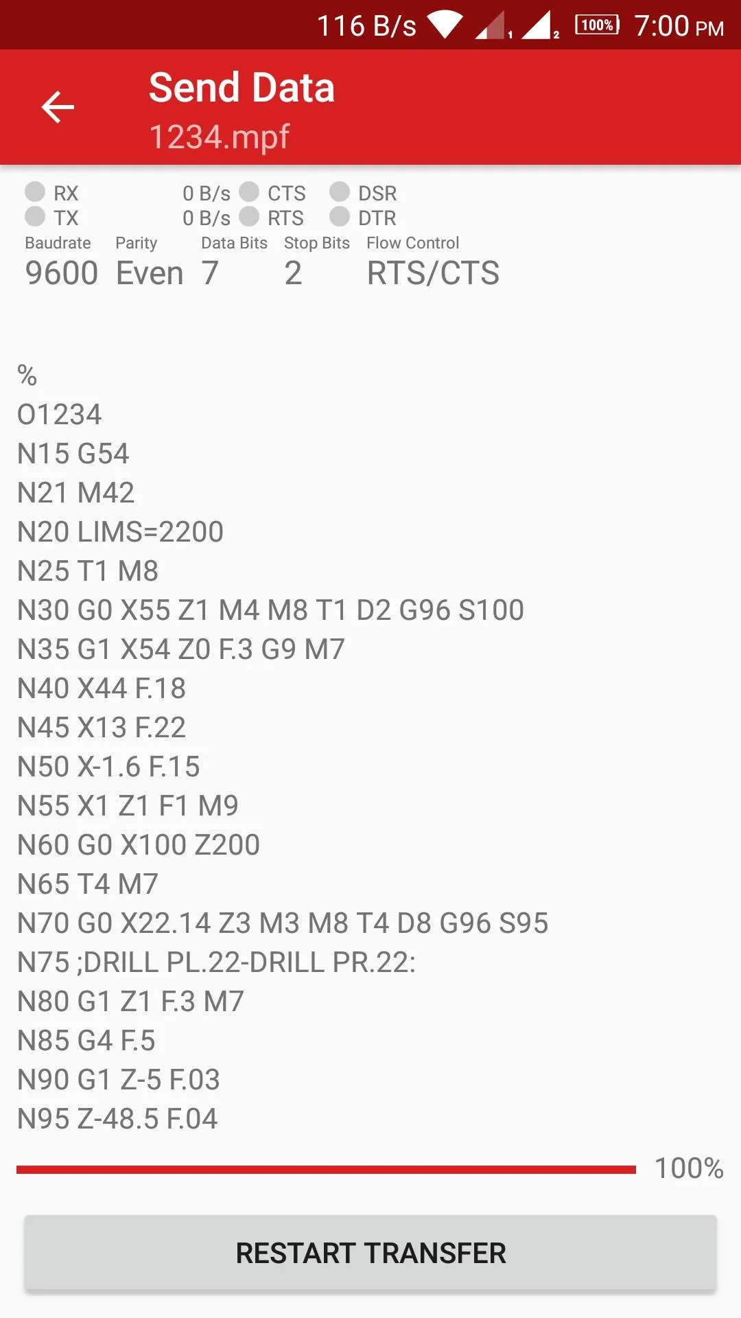 CNC Data Transfer | Indus Appstore | Screenshot