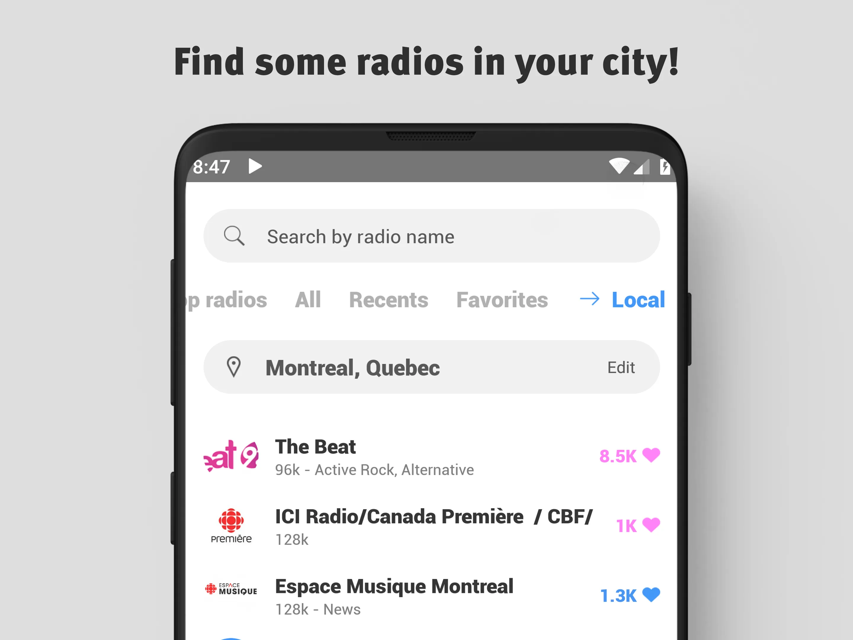 FM Radio Canada | Indus Appstore | Screenshot