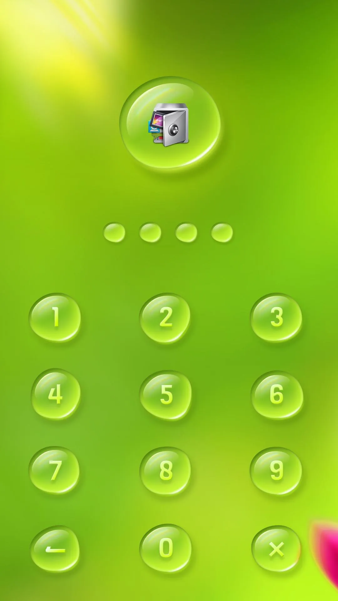 AppLock Live Theme WaterDrop | Indus Appstore | Screenshot