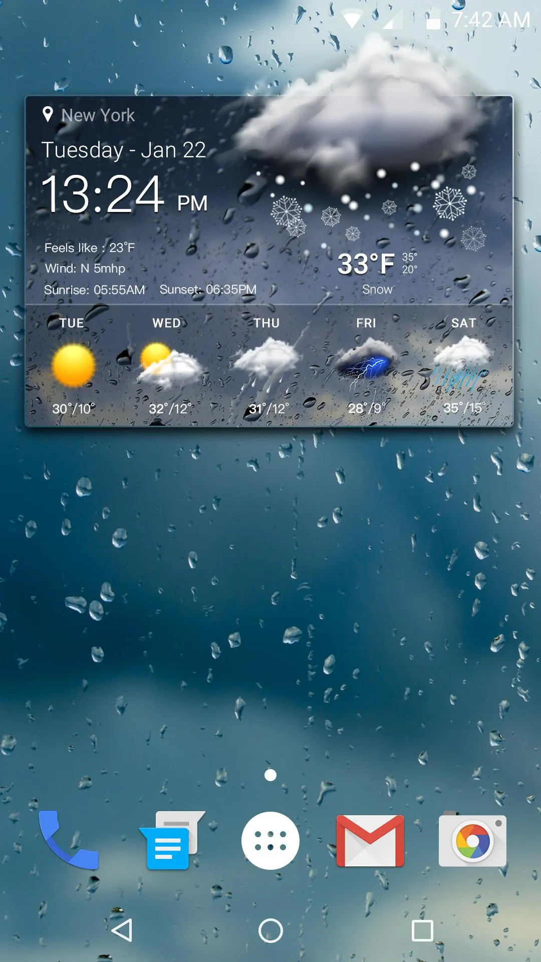 Real-time weather forecasts | Indus Appstore | Screenshot