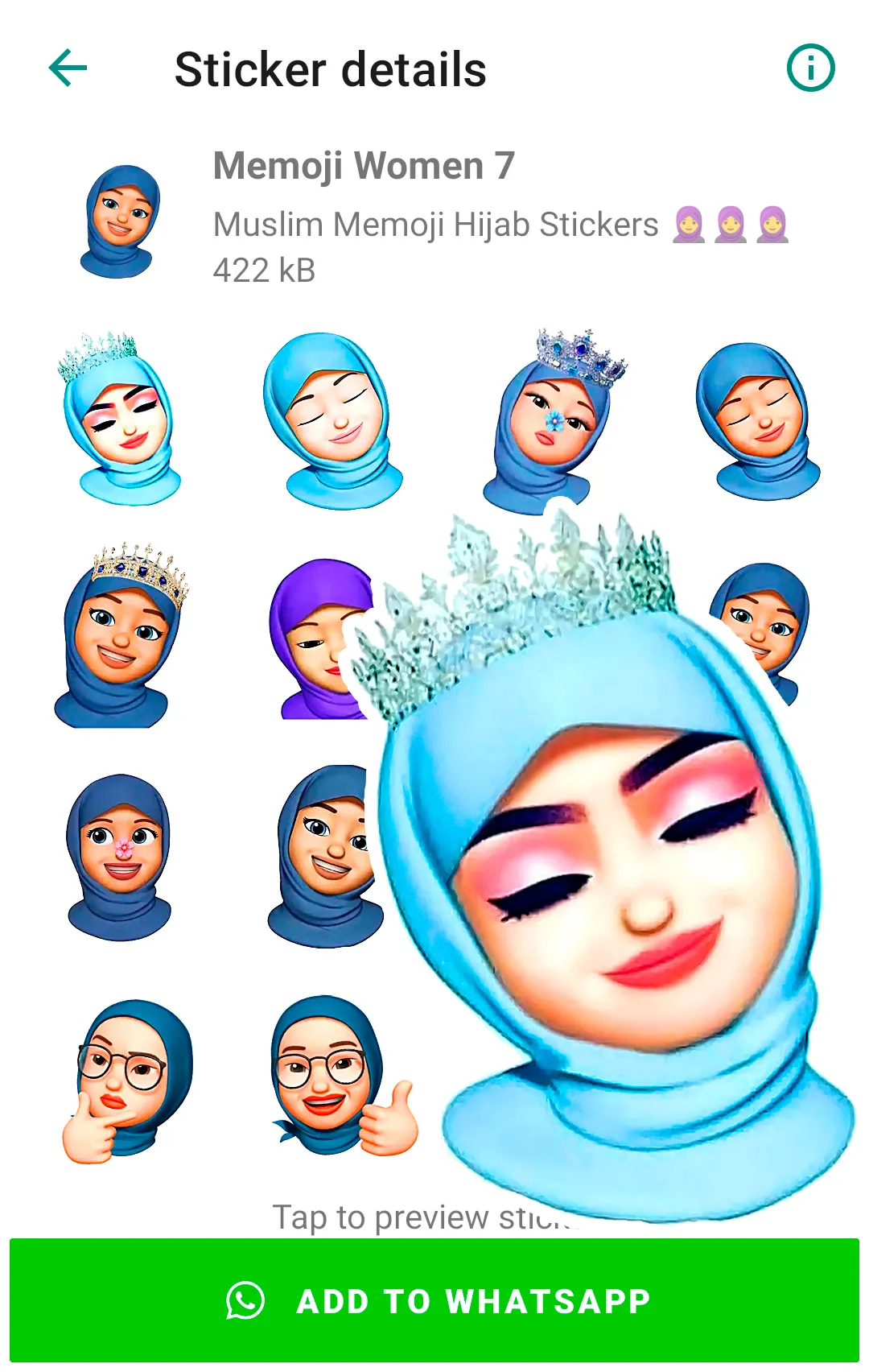 Memoji Islamic Muslim Stickers | Indus Appstore | Screenshot