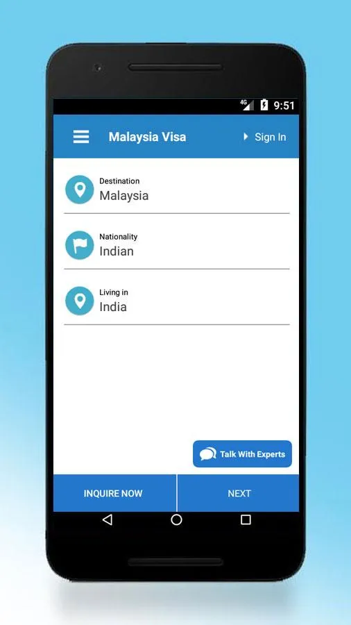 Malaysia Visa | Indus Appstore | Screenshot