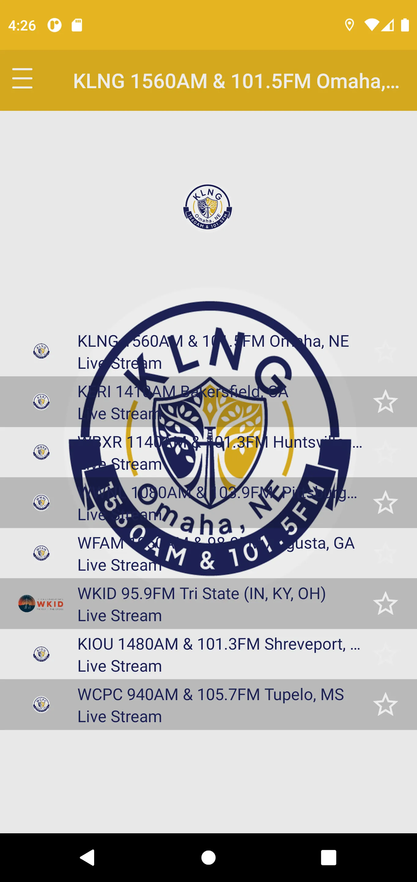 KLNG AM1560 & FM101.5 Radio | Indus Appstore | Screenshot