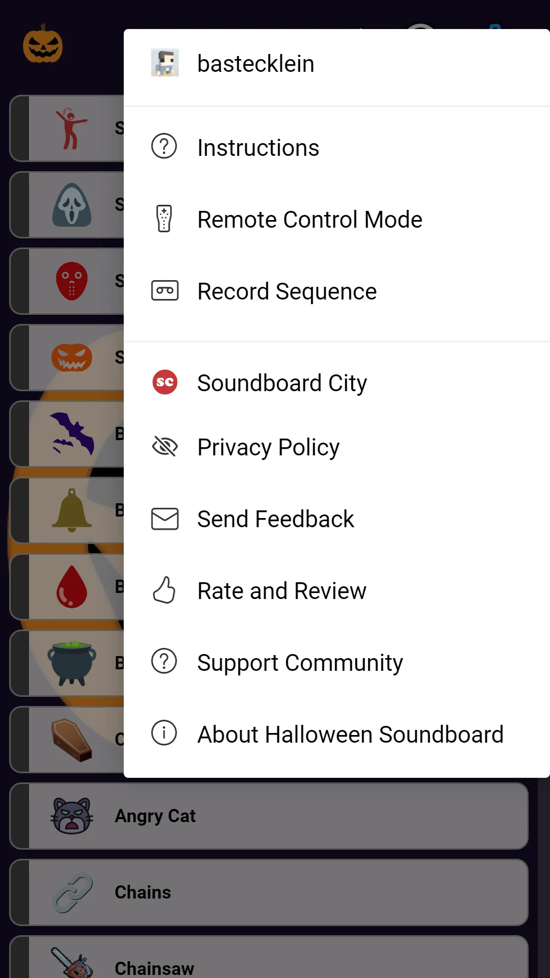 Halloween Soundboard | Indus Appstore | Screenshot