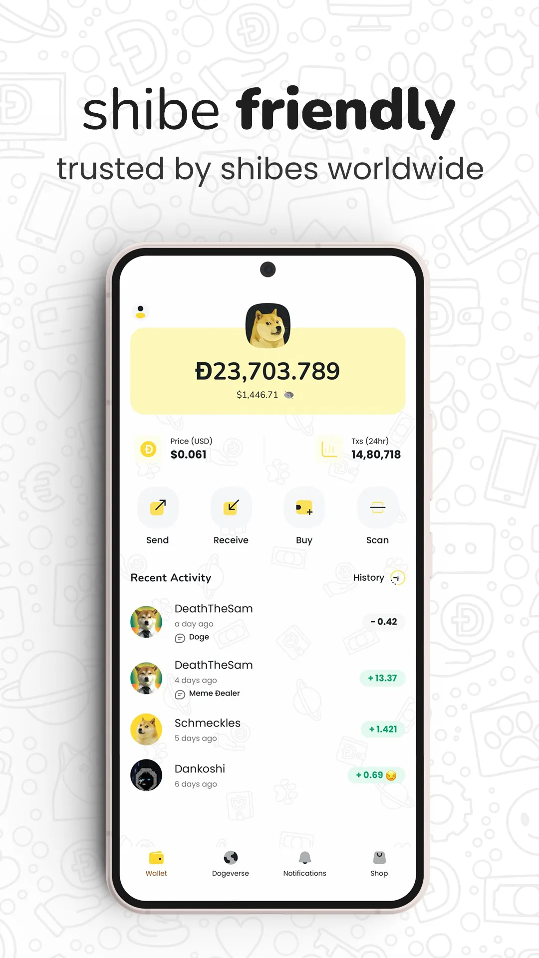 MyDoge - Dogecoin Wallet | Indus Appstore | Screenshot