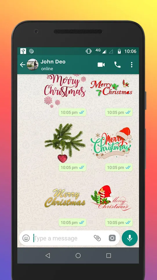 Christmas Stickers for WhatsAp | Indus Appstore | Screenshot