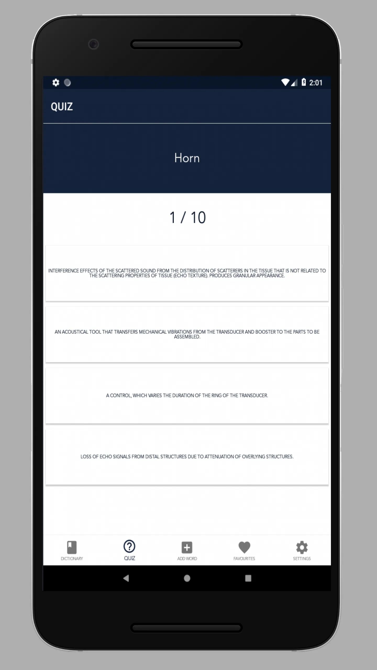 Ultrasonic Dictionary | Indus Appstore | Screenshot