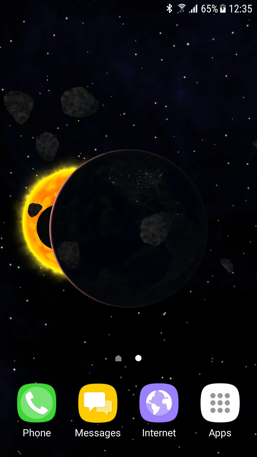 3D Earth Live Wallpaper | Indus Appstore | Screenshot