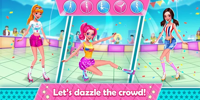 Roller Skating Girl - Street D | Indus Appstore | Screenshot