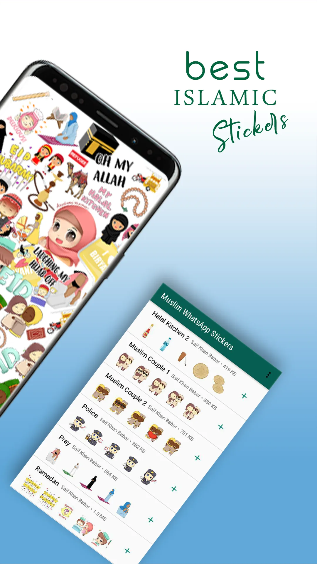 Muslim Islamic Stickers 2024 | Indus Appstore | Screenshot