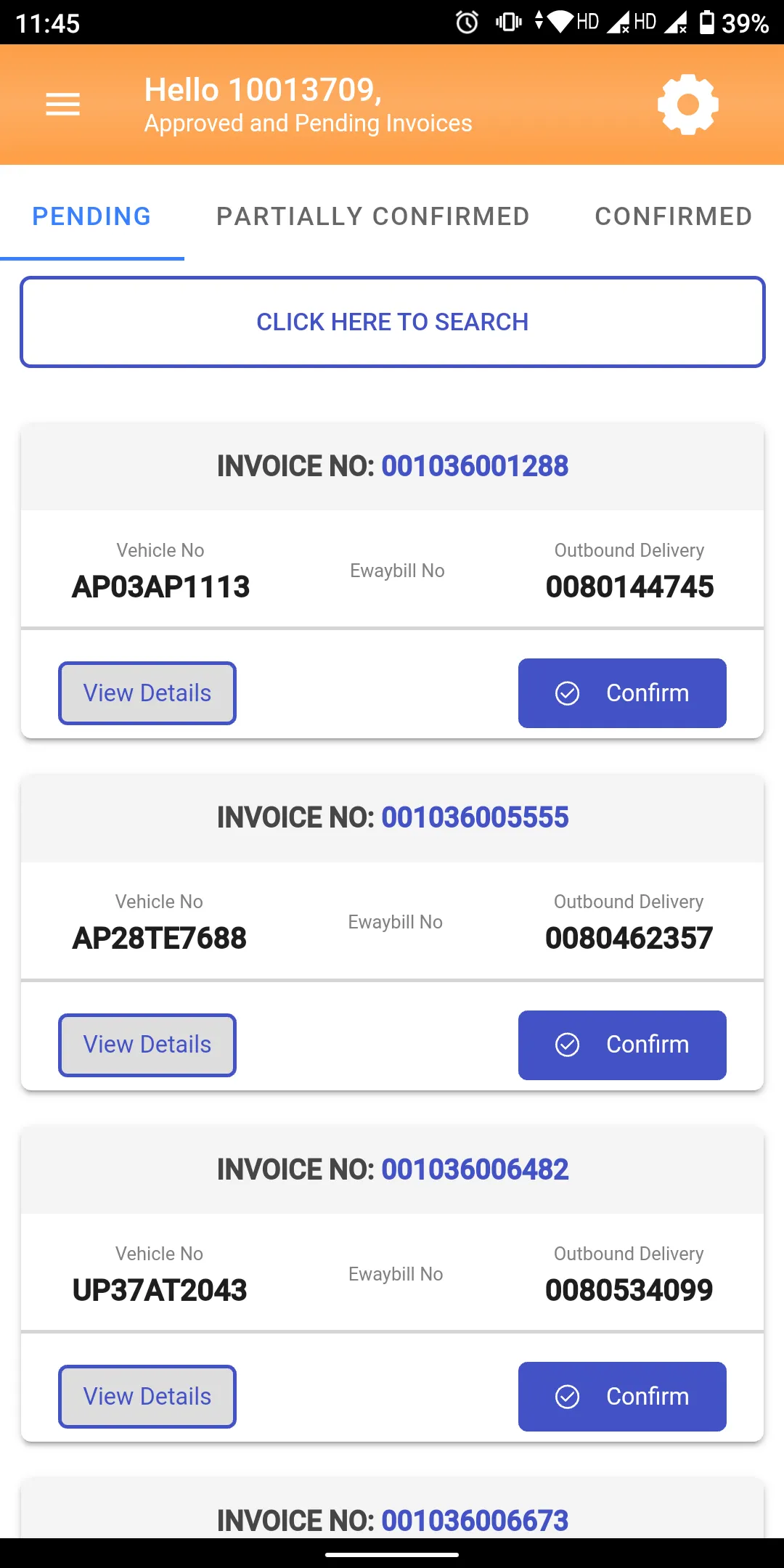 POD Confirmation | Indus Appstore | Screenshot