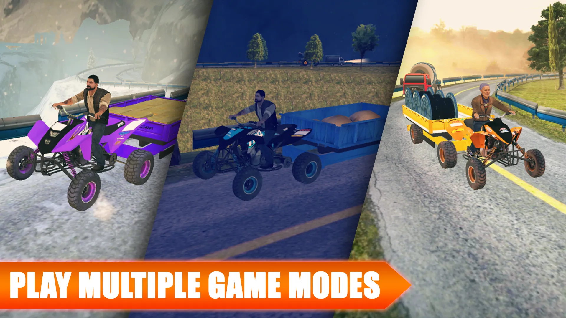 Offroad Quad Bike Transport 3D | Indus Appstore | Screenshot