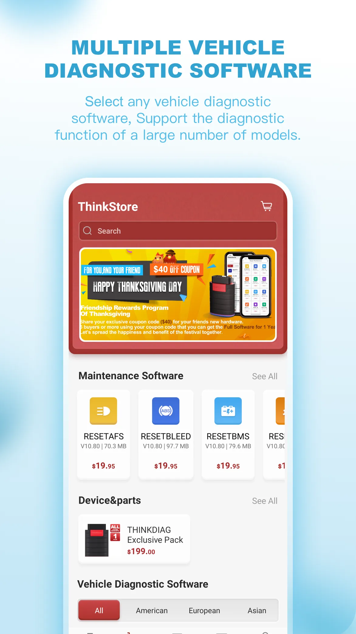 ThinkDiag mini | Indus Appstore | Screenshot