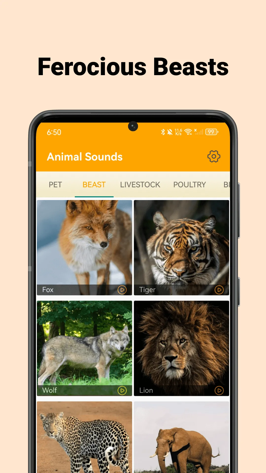 Animal Sounds - enjoy sounds | Indus Appstore | Screenshot