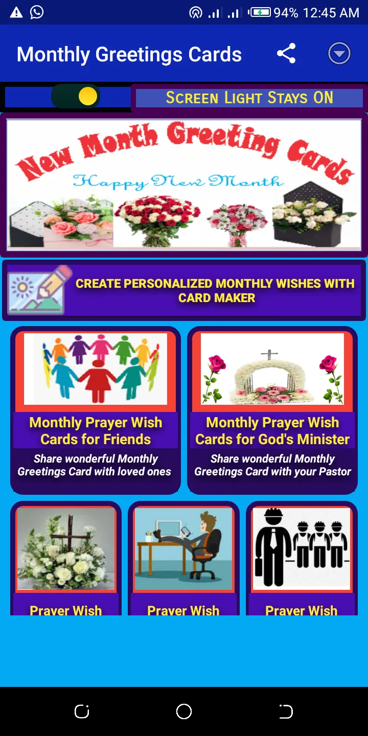 NewMonth Cards & Wish maker | Indus Appstore | Screenshot