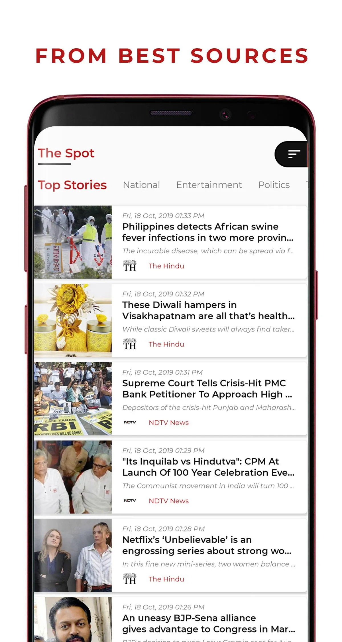 The Spot - Daily Latest News | Indus Appstore | Screenshot