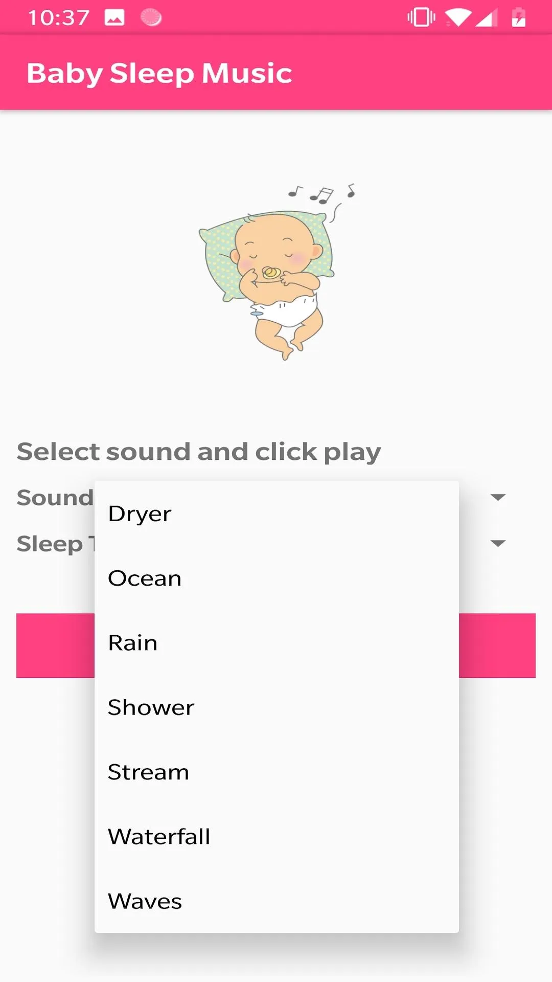 Baby Sleep Music Pro | Indus Appstore | Screenshot