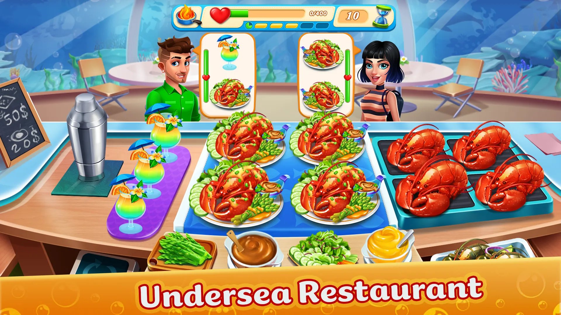 Cooking Aquarium - A Star Chef | Indus Appstore | Screenshot